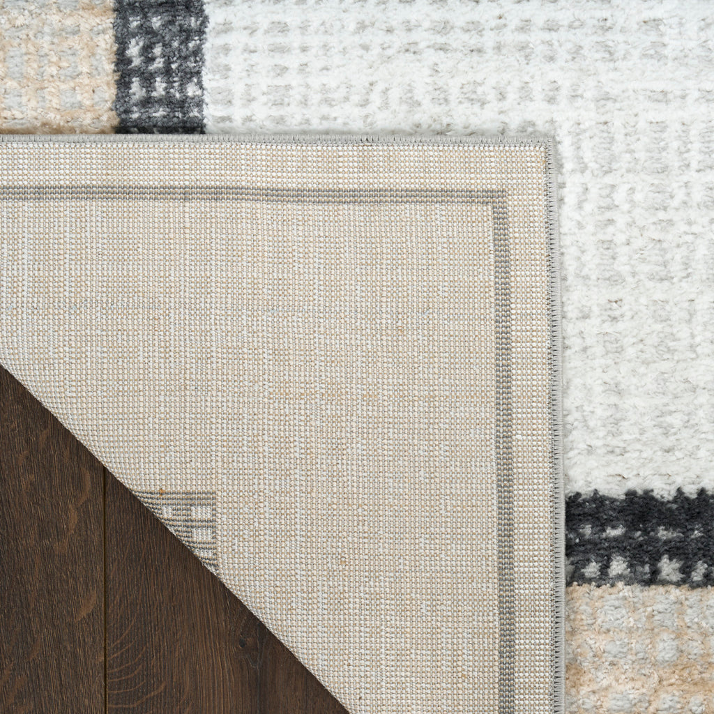 nourison dekor dek06 grey charcoal rug