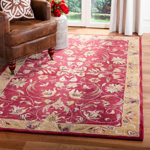 safavieh clearance anatolia an526a burgundy rug