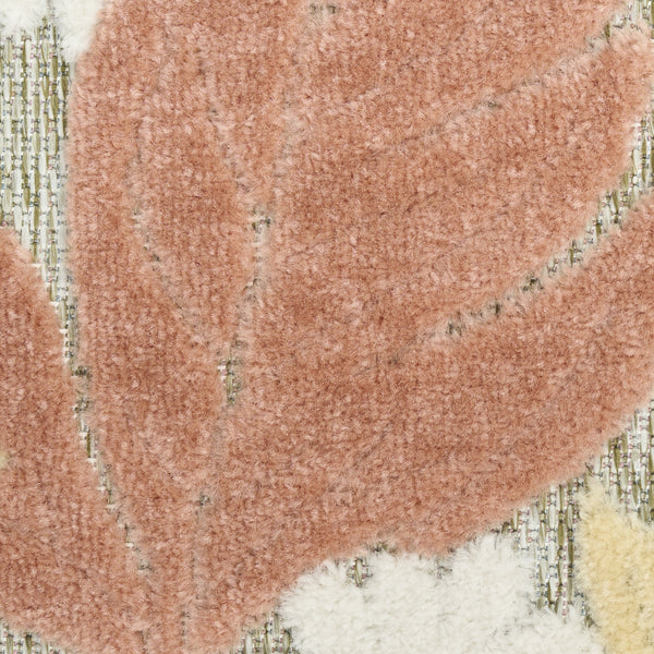 nourison aloha alh42 rose rug
