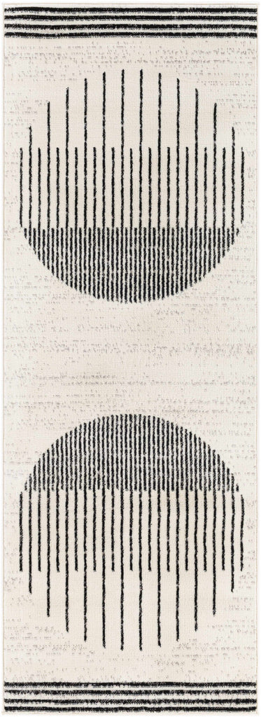 Hauteloom Angus ANGUS Black Machine Made Polypropylene Rug