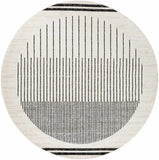 Hauteloom Angus ANGUS Black Machine Made Polypropylene Rug