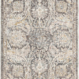 nourison antique fusion anf03 charcoal multicolor rug