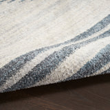 nourison astra machine washable asw05 ivory blue rug