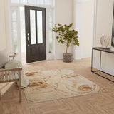 nourison astra machine washable asw14 beige rug