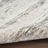 nourison glitz glz10 cream grey rug