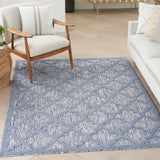 nourison easy care nes01 denim blue rug