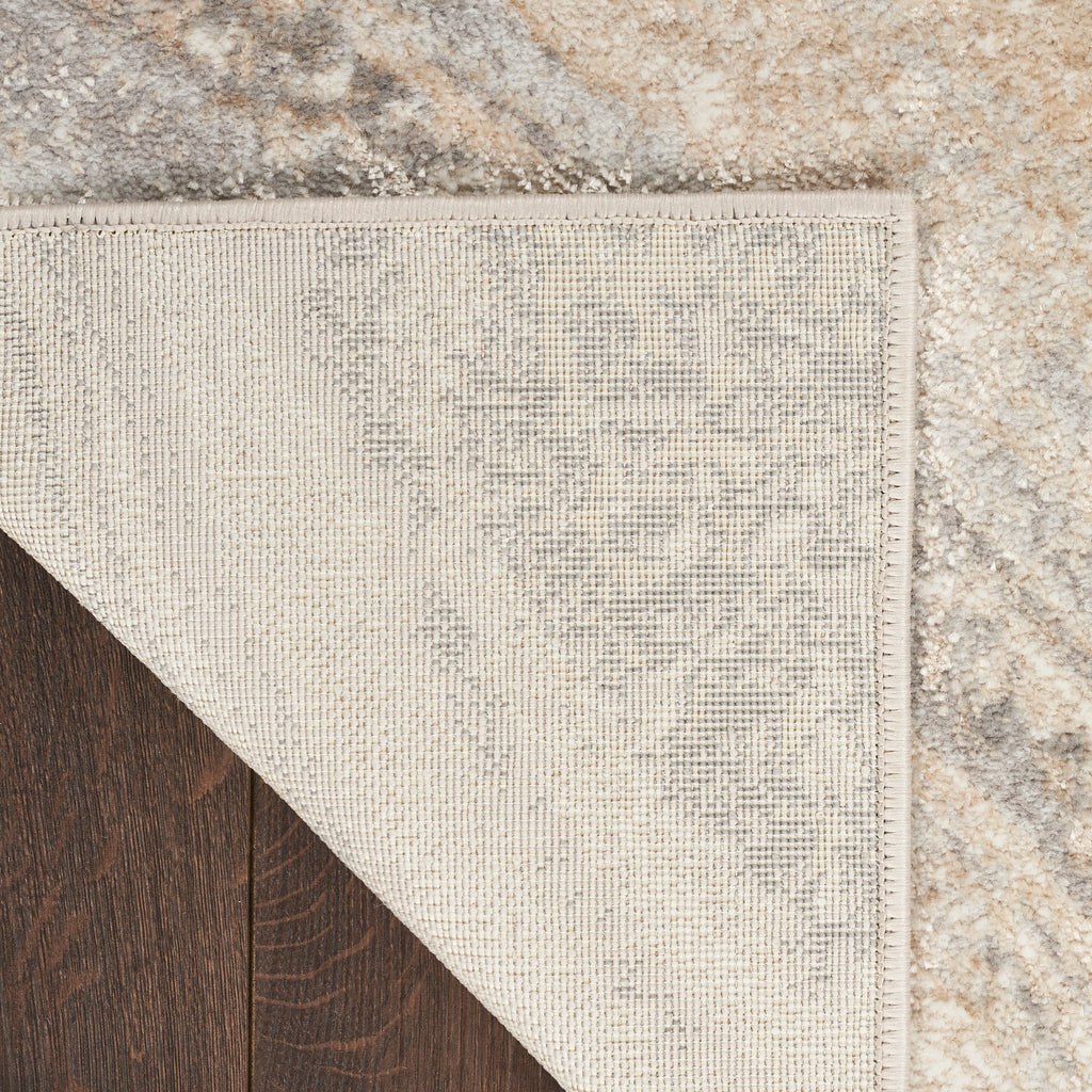 nourison brushstrokes bsk03 cream grey rug