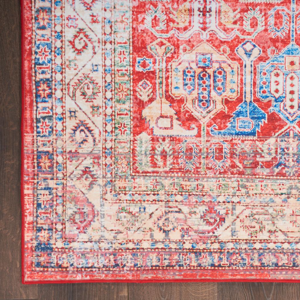 nourison fulton ful09 red rug