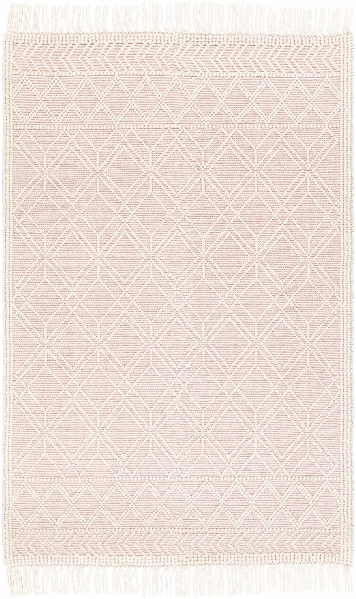 Hauteloom Arnside ARNS Ivory Woven/Flatwoven Cotton Rug