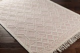 Hauteloom Arnside ARNS Ivory Woven/Flatwoven Cotton Rug