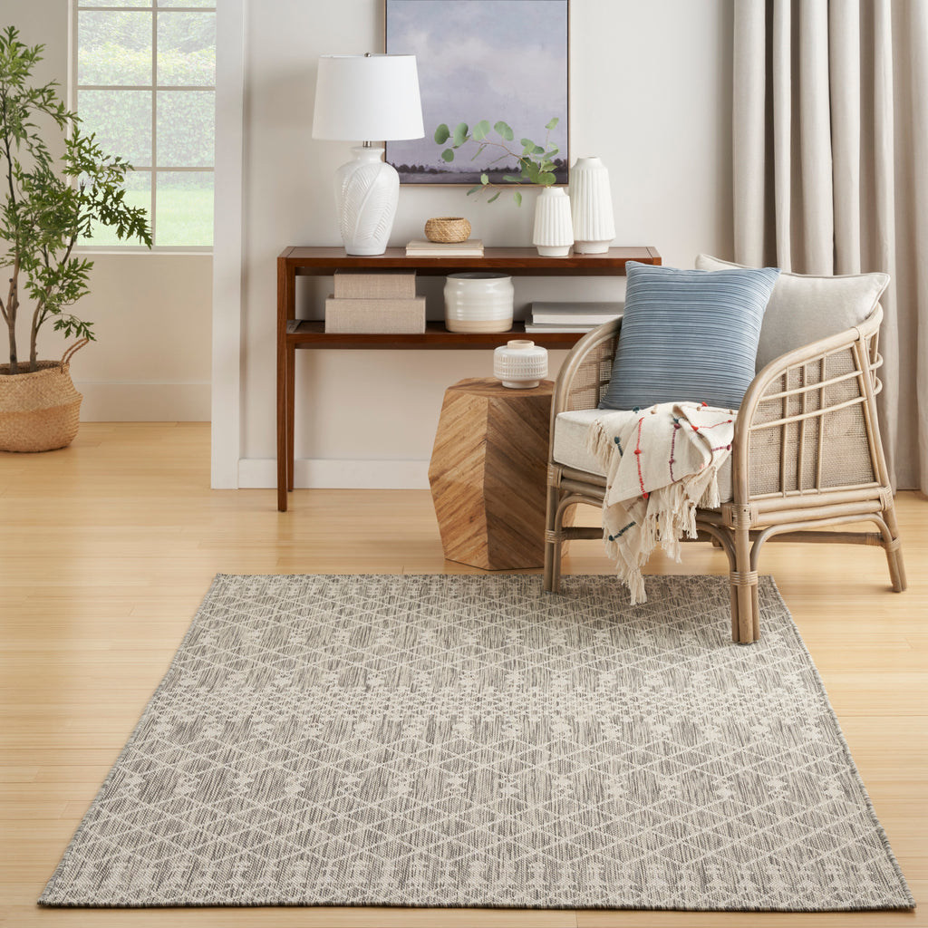nourison positano pos02 light grey rug