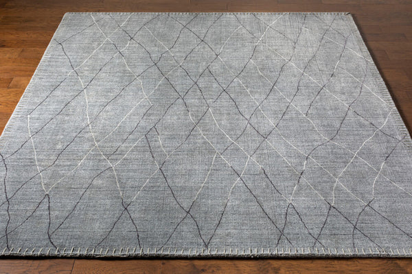 surya rug co arlequin arq 2300 medium gray rug