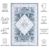 safavieh clearance arizona arz107f grey green rug