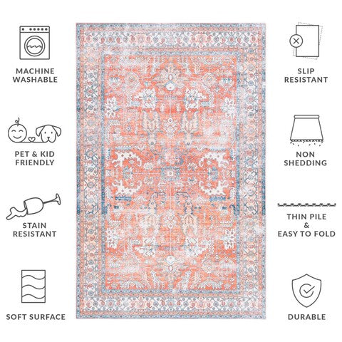safavieh clearance arizona arz119p rust rug