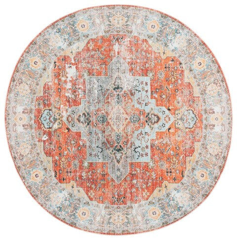 safavieh clearance arizona arz126q rust rug