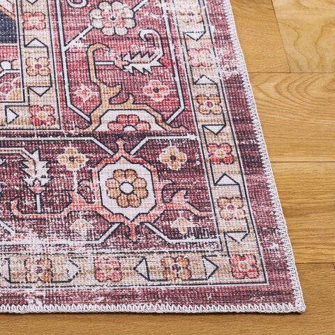 safavieh clearance arizona arz247q dark red rug