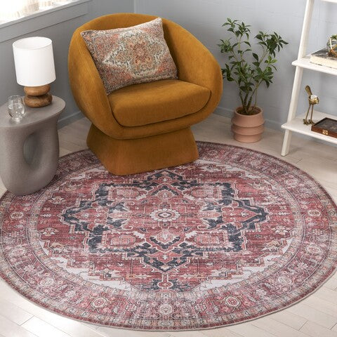 safavieh clearance arizona arz247q dark red rug