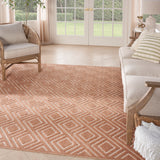nourison care free caf03 copper rug