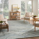 nourison graceful gru01 blue rug
