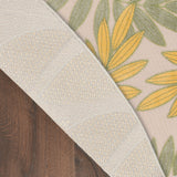 nourison aloha alh18 green multicolor rug