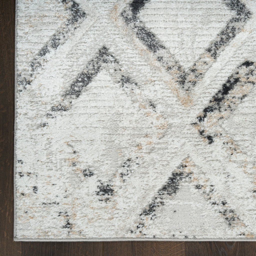 nourison dekor dek05 grey charcoal rug