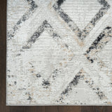 nourison dekor dek05 grey charcoal rug