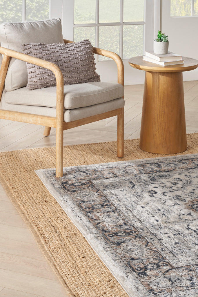 nourison natural jute njt01 bleached rug