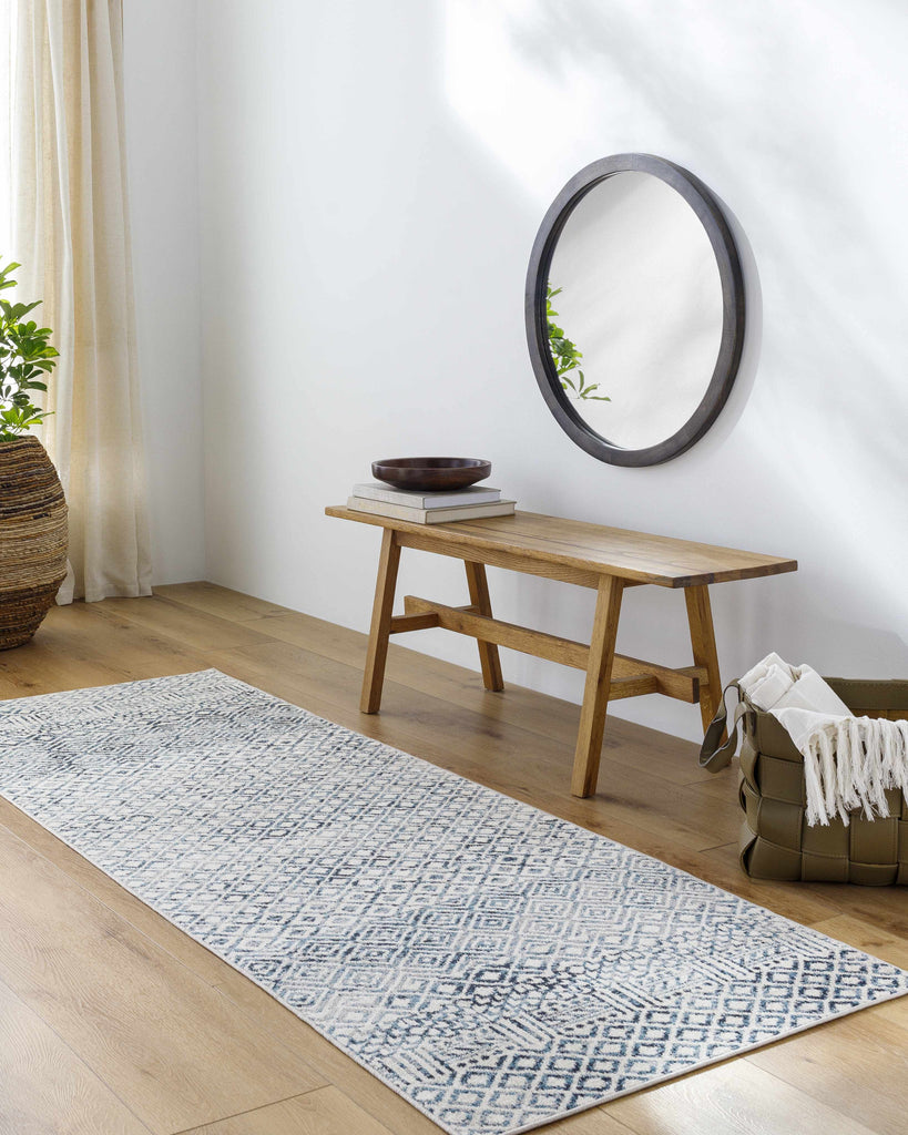 Hauteloom Askeaton ASKEA Blue Machine Made Polyester Rug