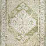 nourison astra machine washable asw11 ivory green rug