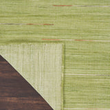 nourison interweave iwv01 green rug