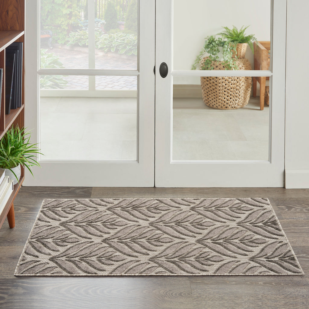 nourison aloha alh35 charcoal rug