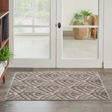 nourison aloha alh35 charcoal rug