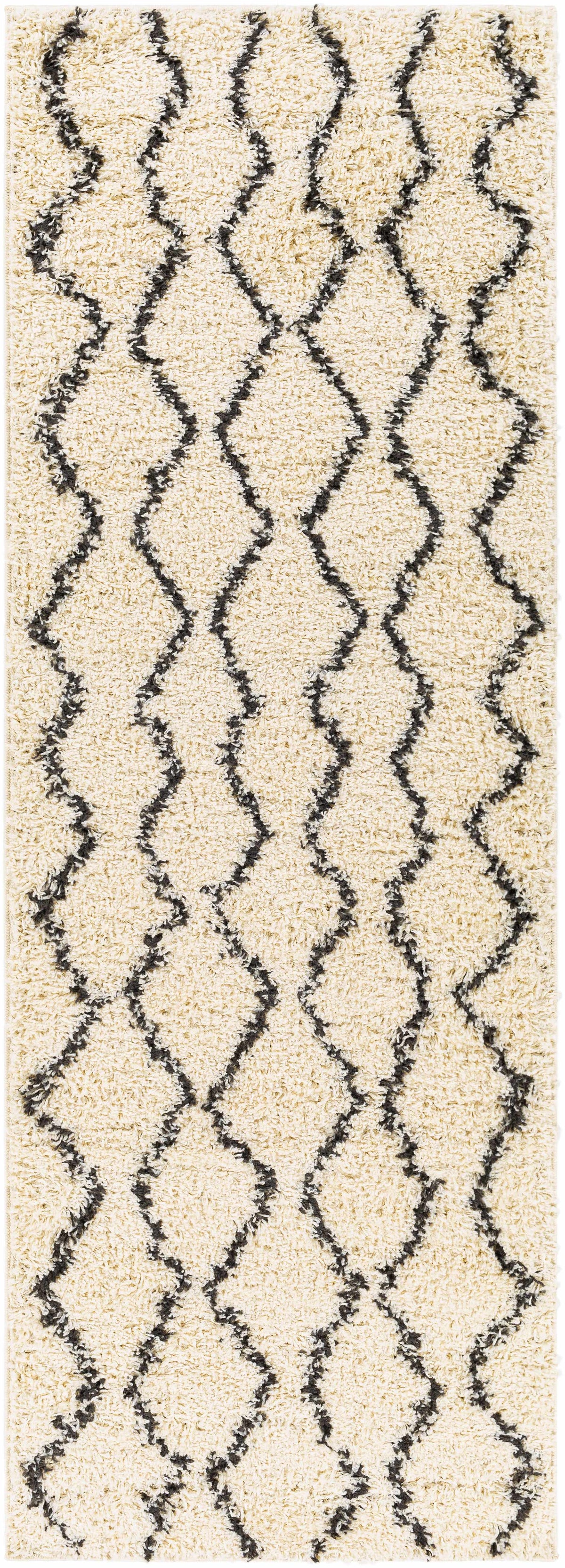 Hauteloom Assiniboia ASSI Black Machine Made Polypropylene Rug