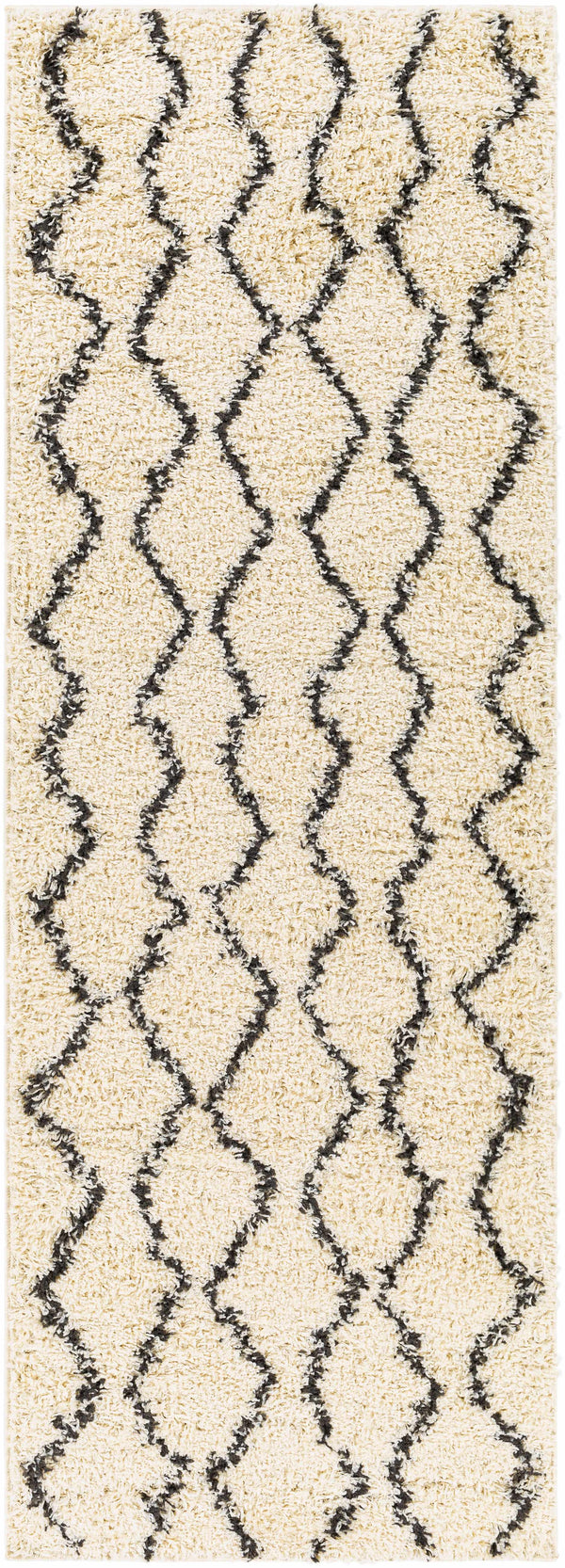 Hauteloom Assiniboia ASSI Black Machine Made Polypropylene Rug
