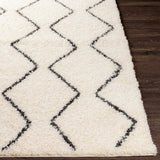 Hauteloom Assiniboia ASSI Black Machine Made Polypropylene Rug