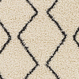 Hauteloom Assiniboia ASSI Black Machine Made Polypropylene Rug