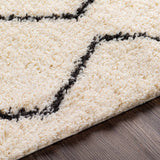 Hauteloom Assiniboia ASSI Black Machine Made Polypropylene Rug