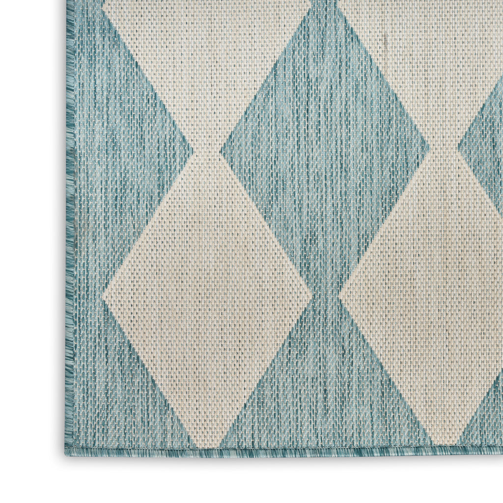 nourison positano pos04 aqua rug