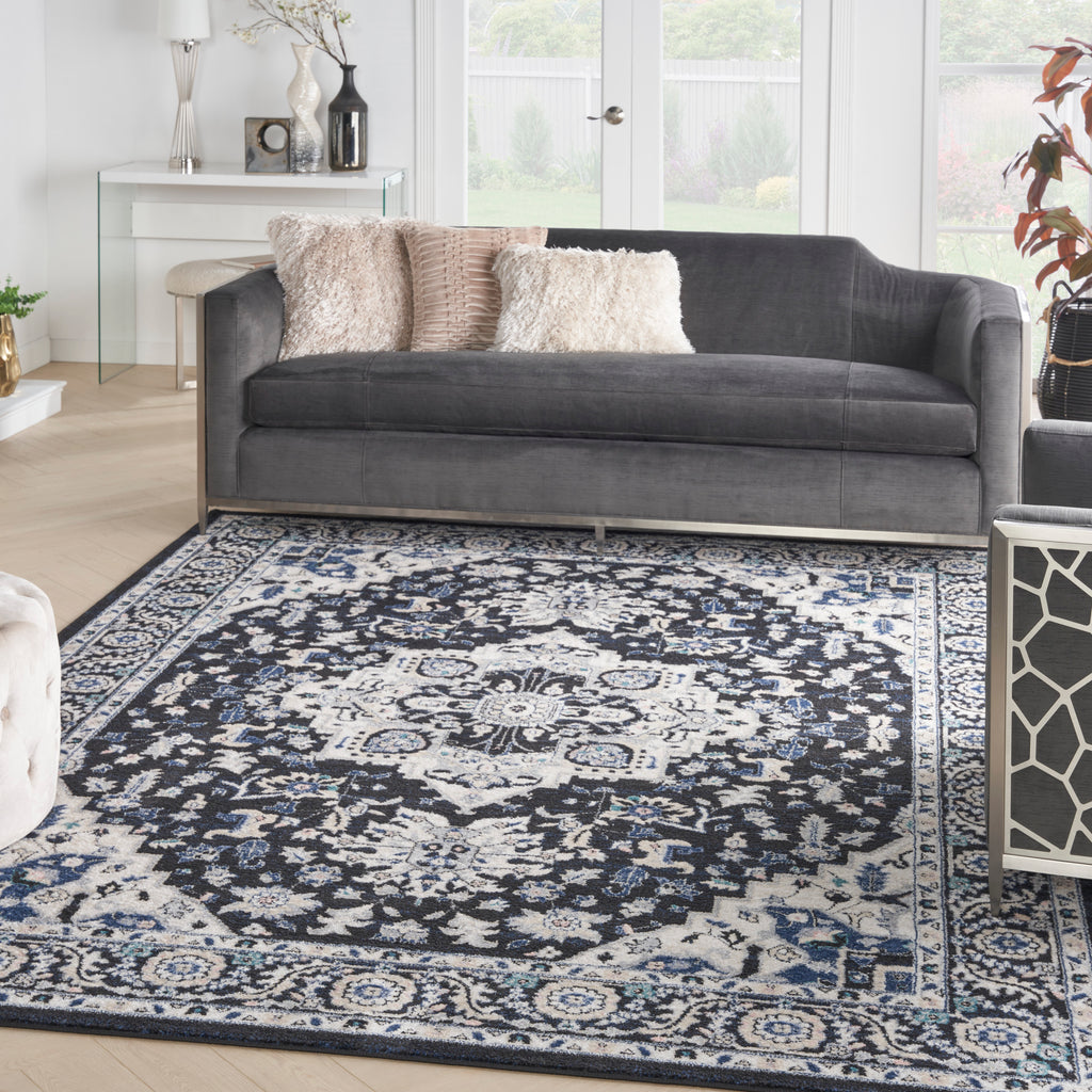 nourison passion psn33 black ivory rug