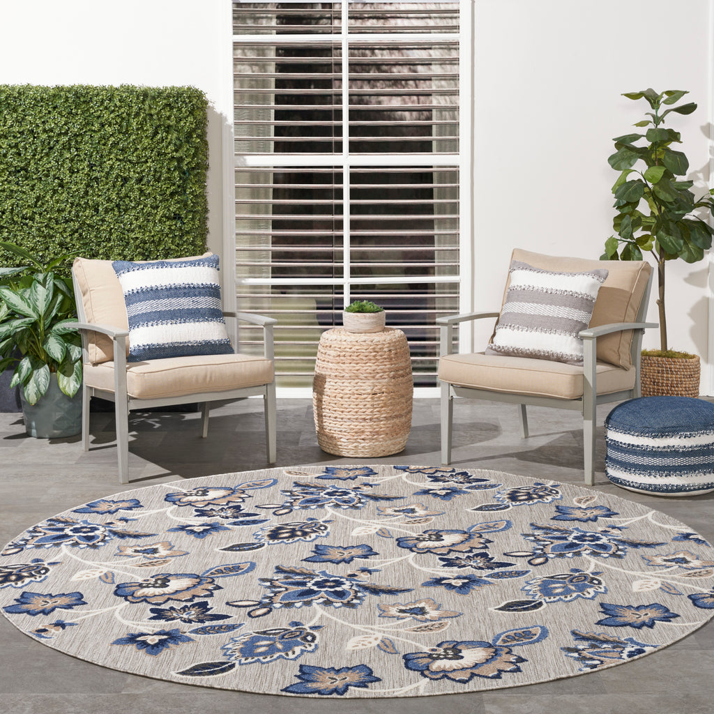 nourison aloha alh31 blue grey rug