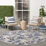 nourison aloha alh31 blue grey rug