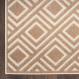 nourison care free caf03 brown rug