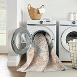 nourison astra machine washable asw11 denim multicolor rug