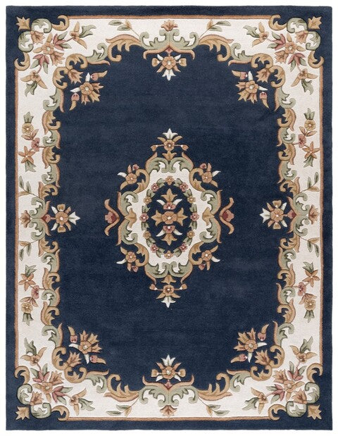 safavieh clearance aubusson aub301l dark blue rug