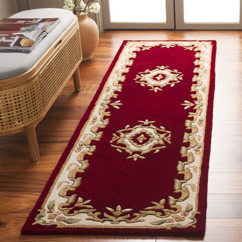 safavieh clearance aubusson aub301q red rug