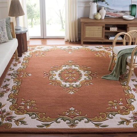 safavieh clearance aubusson aub301s peach rug