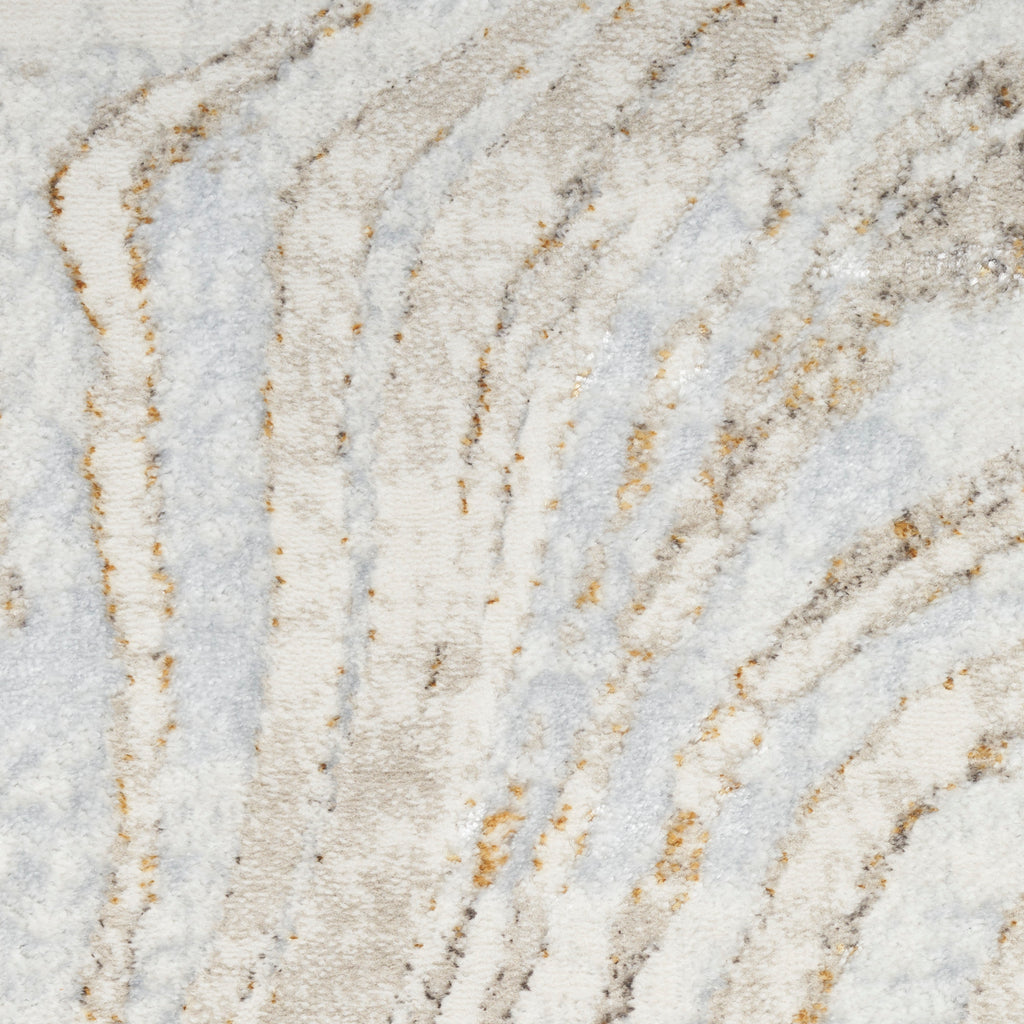 nourison glitz glz22 grey gold rug