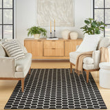 nourison twist reversible tws01 black rug