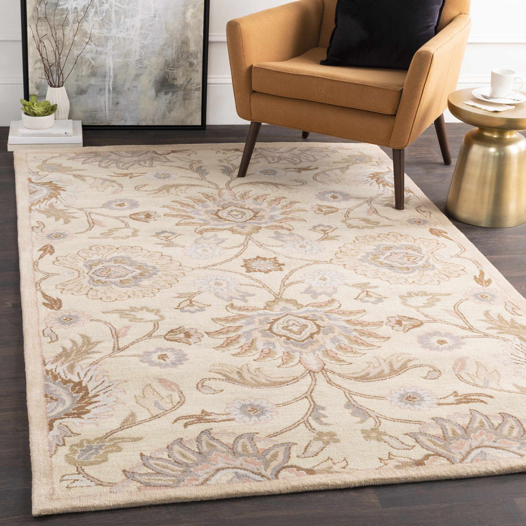 Hauteloom Avery AVER Taupe Hand Tufted Wool Rug