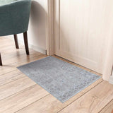 Hauteloom Albuquerque ALBUQ Light Gray Machine Made Polyester Rug